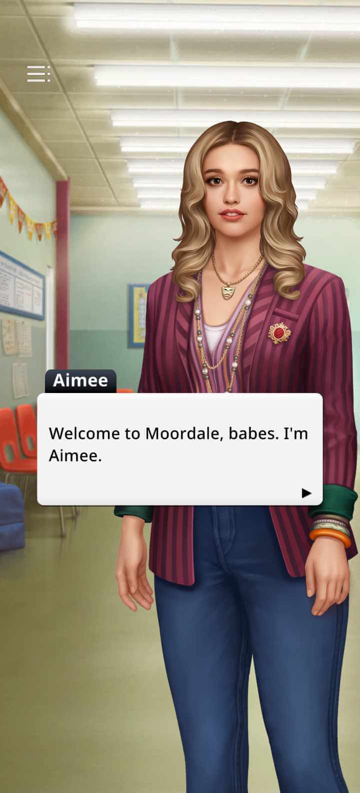 Aimee In New Game