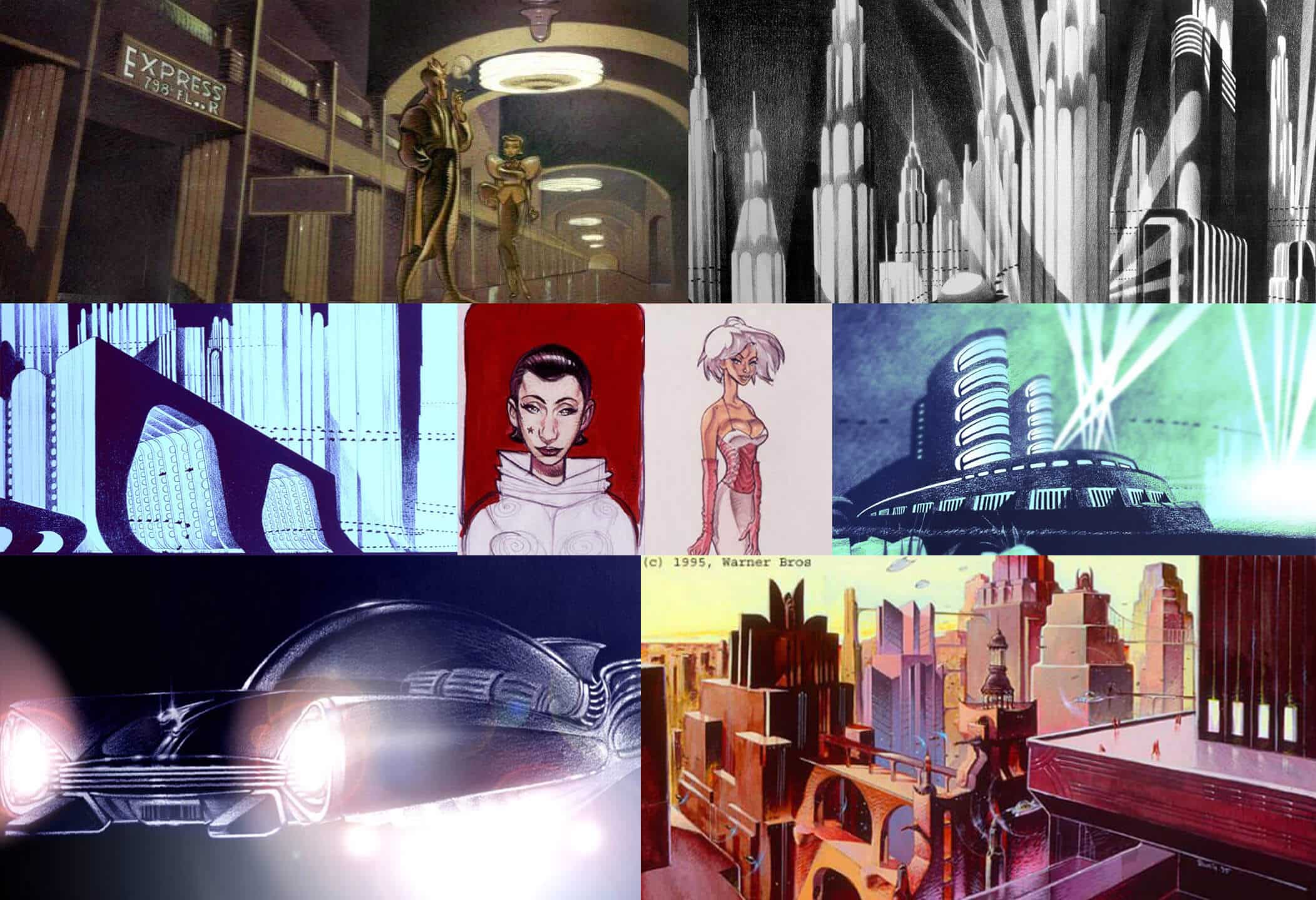 Ray Gunn Concept Art Animated Movie