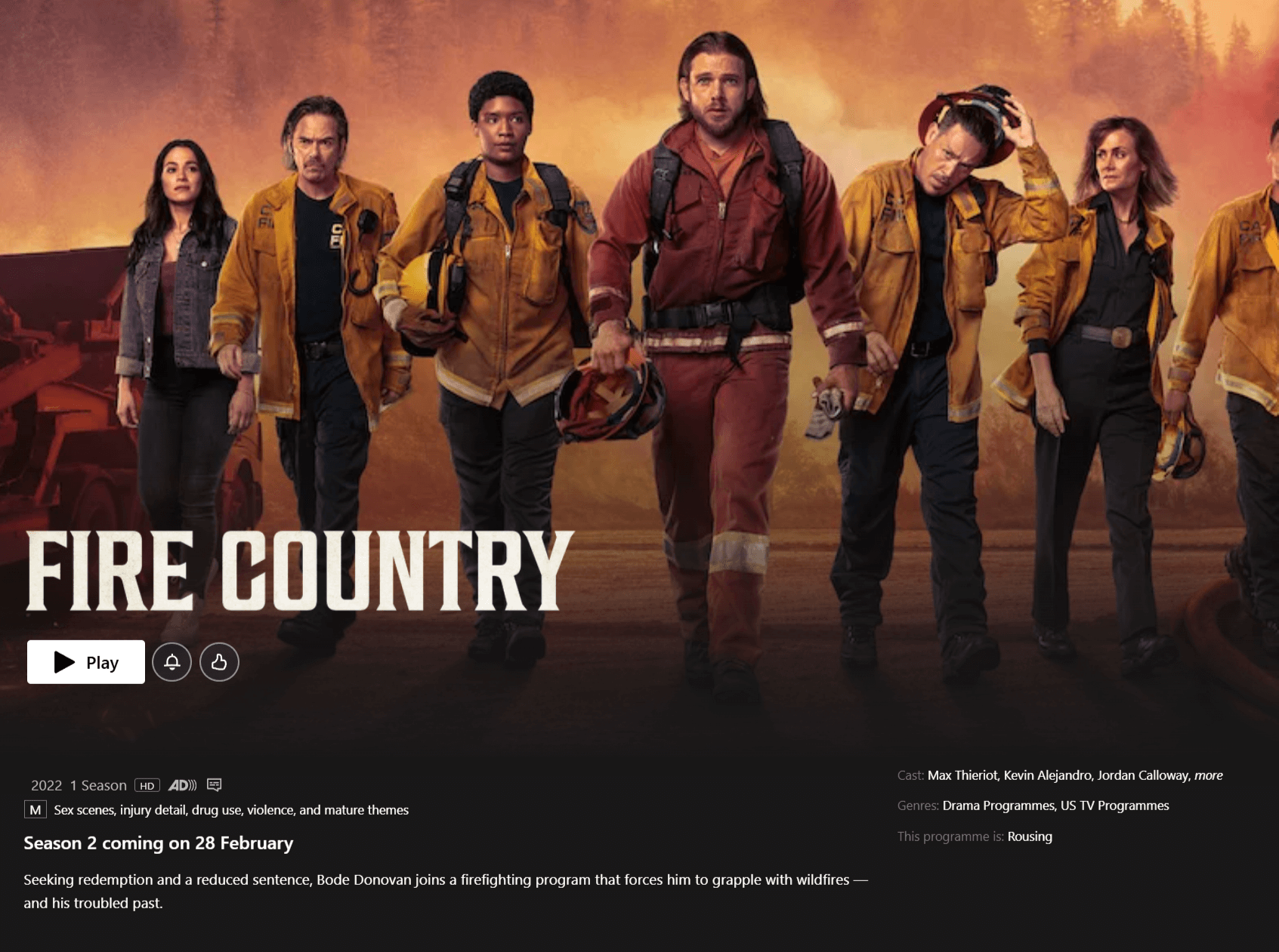 Australia Fire Country Season Two Netflix