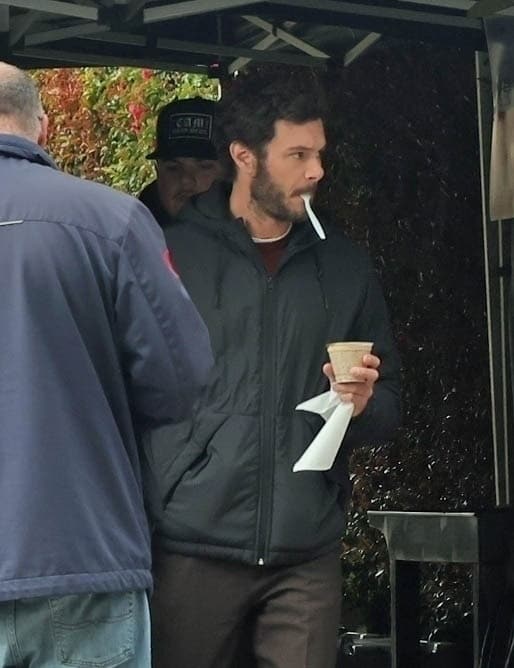 *Exclusive* ​Adam Brody And Justine Lupe Film 'Nobody Wants This' Season In Eagle Rock