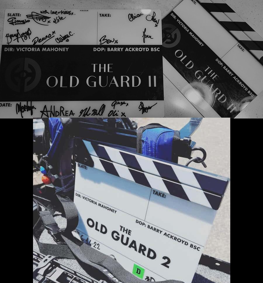 Filming Clappers For The Old Guard 2