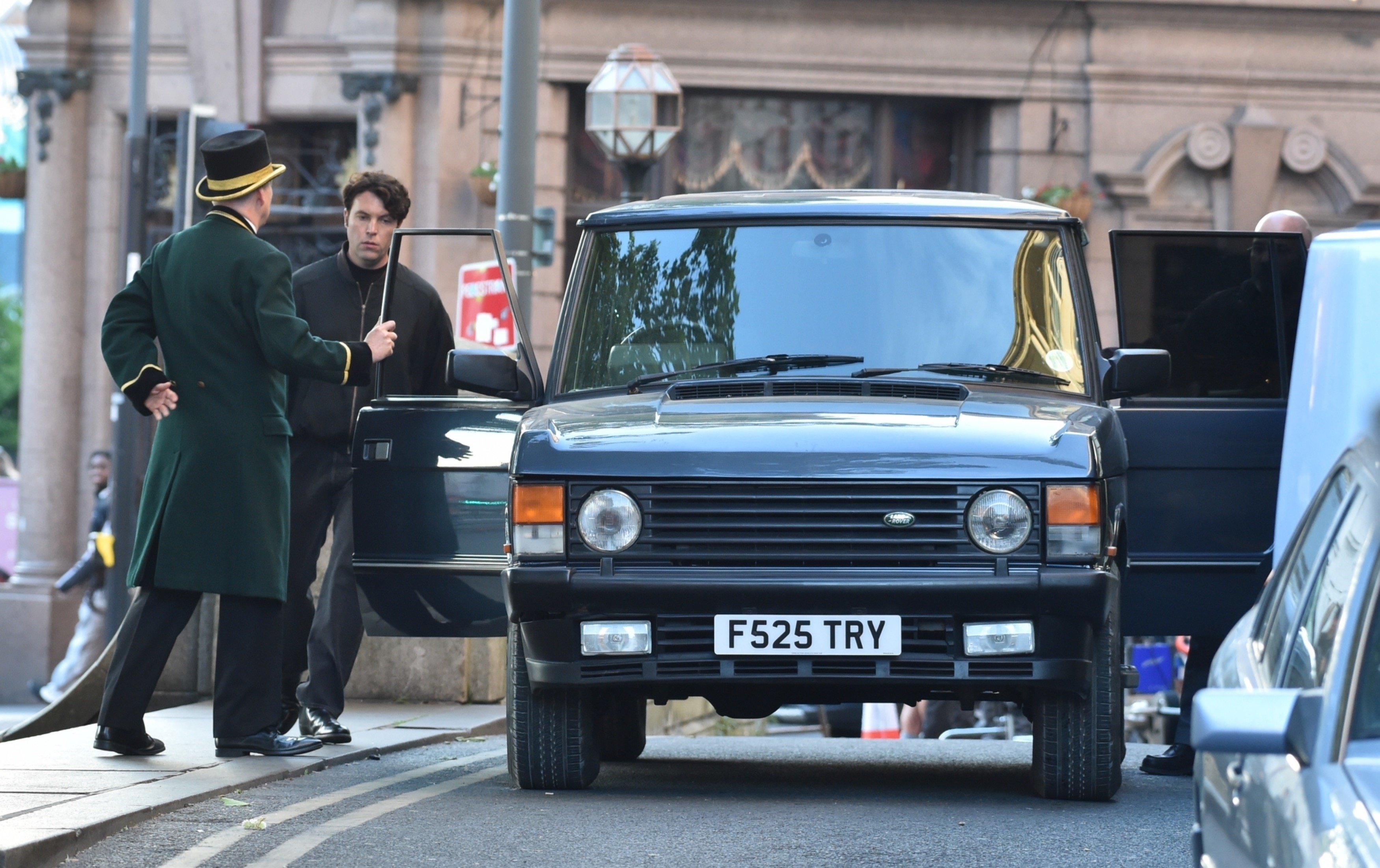 Landrover On Set Of Legends - Picture: Backgrid