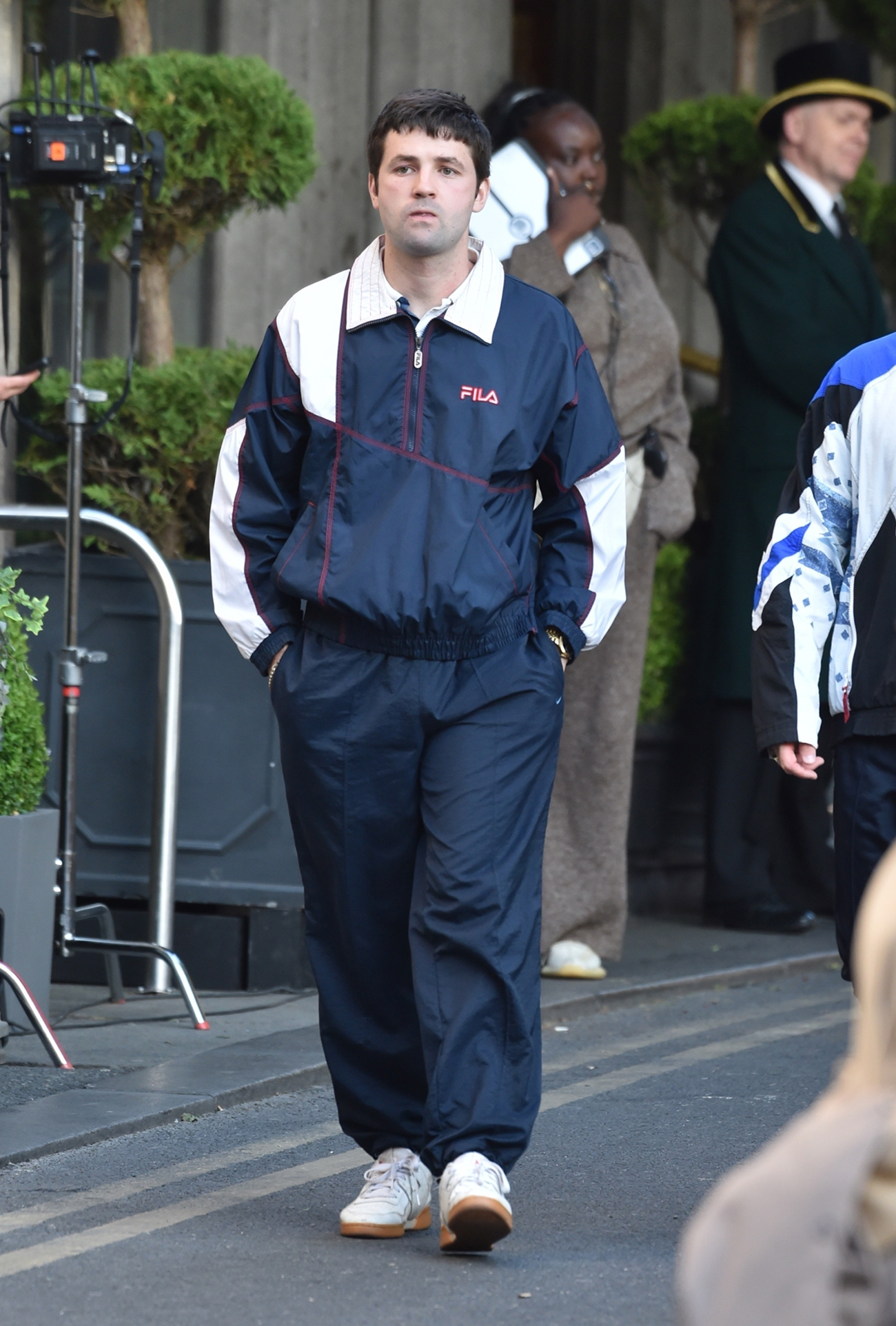 Paddy Rowen Seen Filming New Tv Show 'Legends’ At The Adelphi Hotel In Liverpool