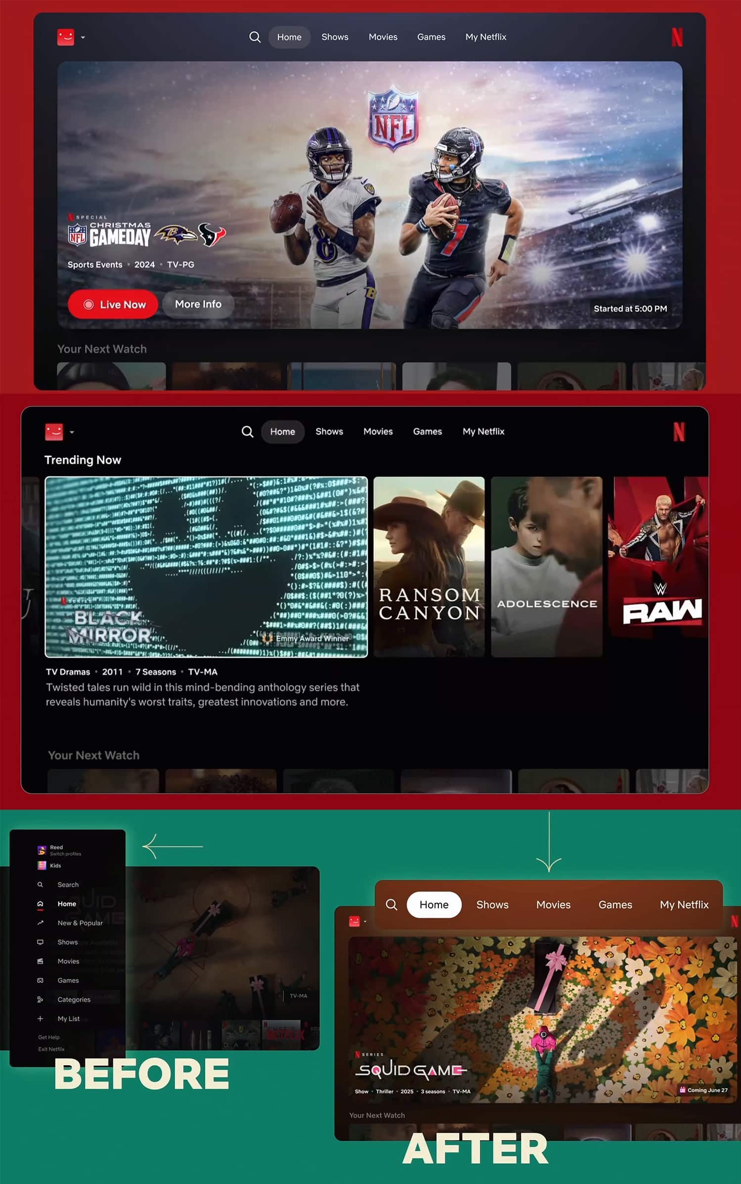 New Netflix Ui First Look New Netflix Ui First Look