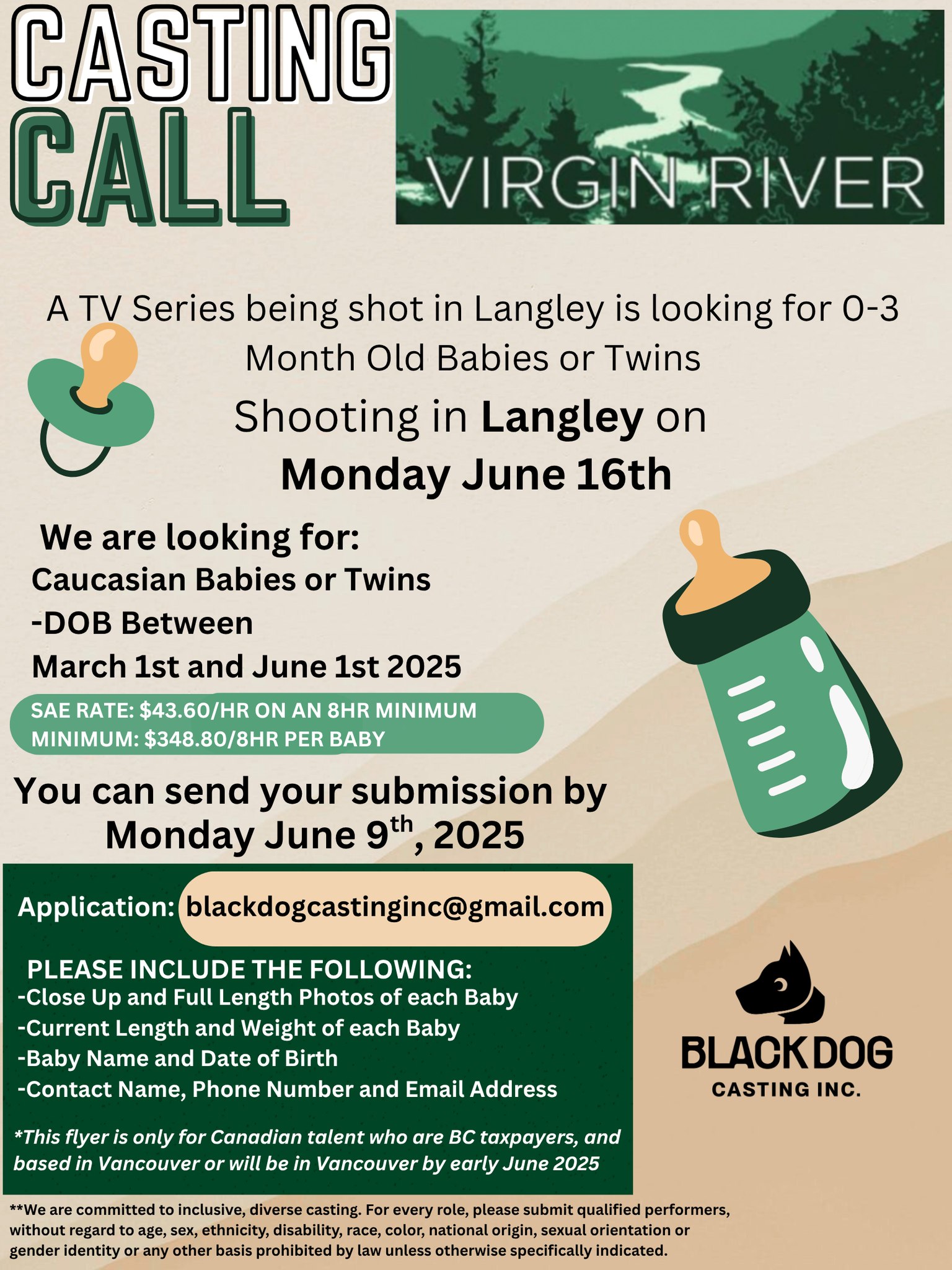 Casting Call Season 7 Virgin River