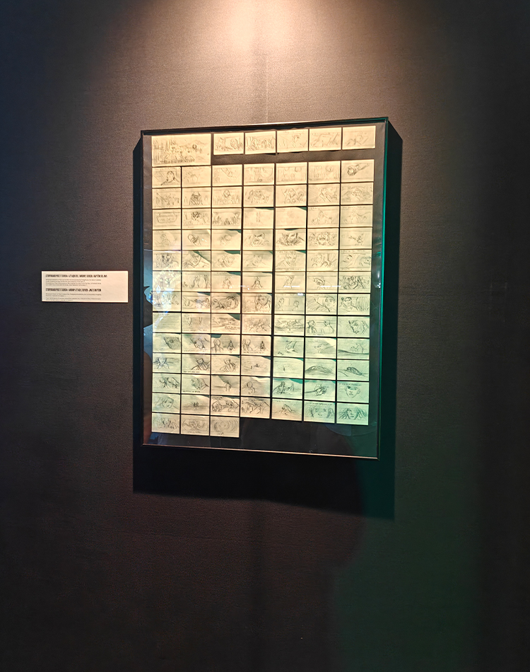 Jinx And Silco Scene Original Storyboard Arcane Season 2 Arcane Exhibit