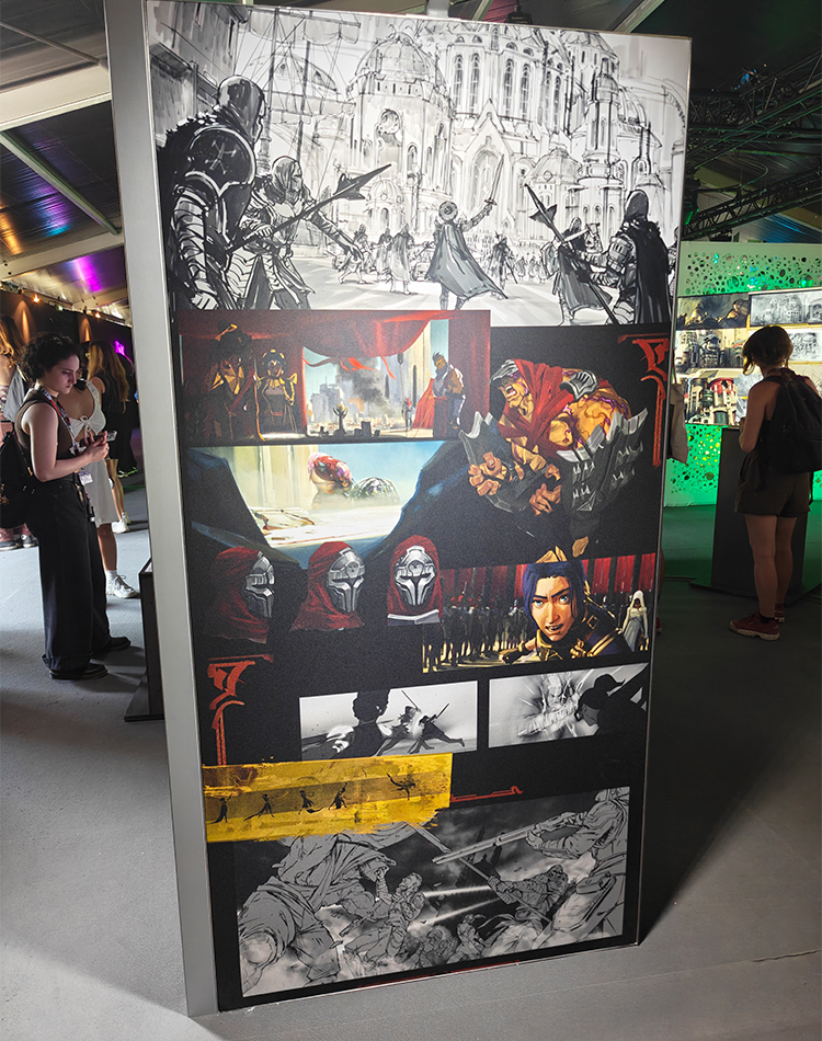 Training Montage And Piltover War Storyboard Arcane Season 2 Arcane Exhibit
