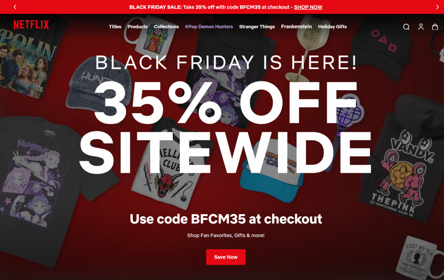 Netflix Shop Black Friday Discount 2025