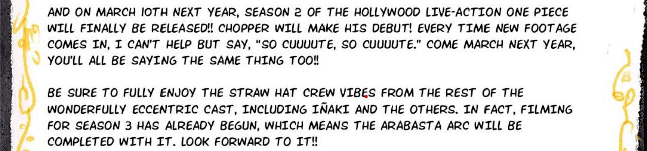 Oda Confirms Arabasta Season 3 Netflix