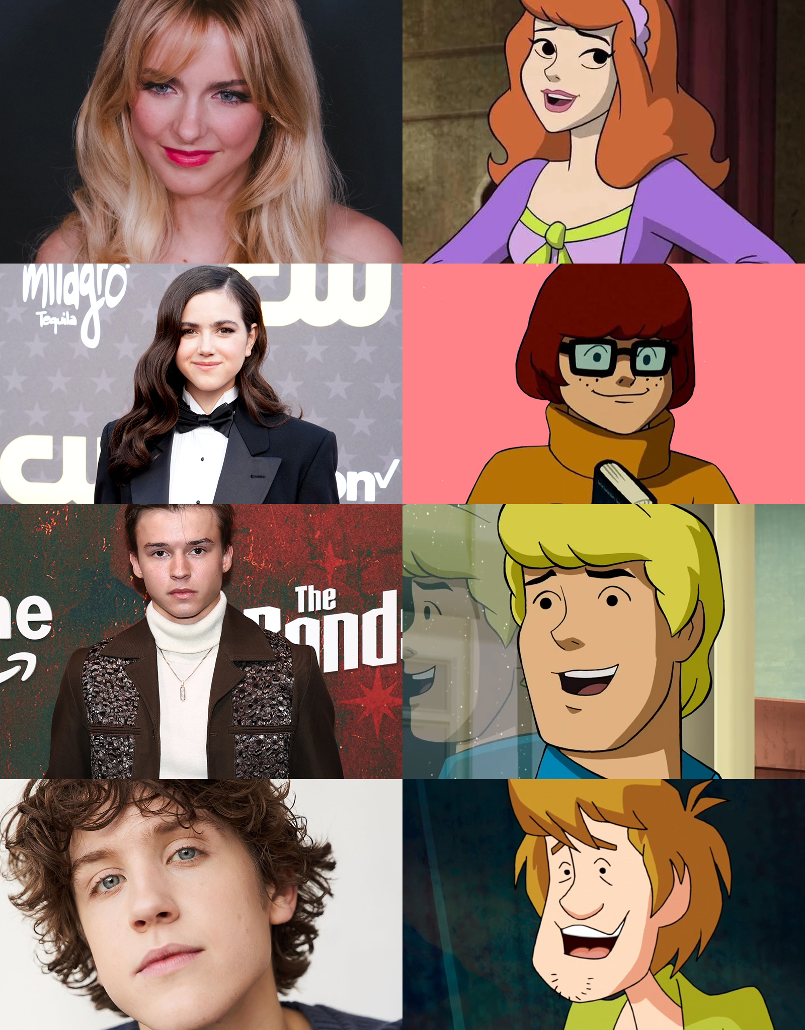 main cast of scooby doo netflix series