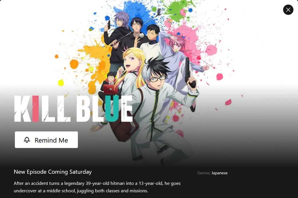 Kill Blue First Episode Coming To Netflix In Canada And V0 Ucz5Dsrcbqtg1 Kill Blue First Episode Coming To Netflix In Canada And V0 Ucz5Dsrcbqtg1