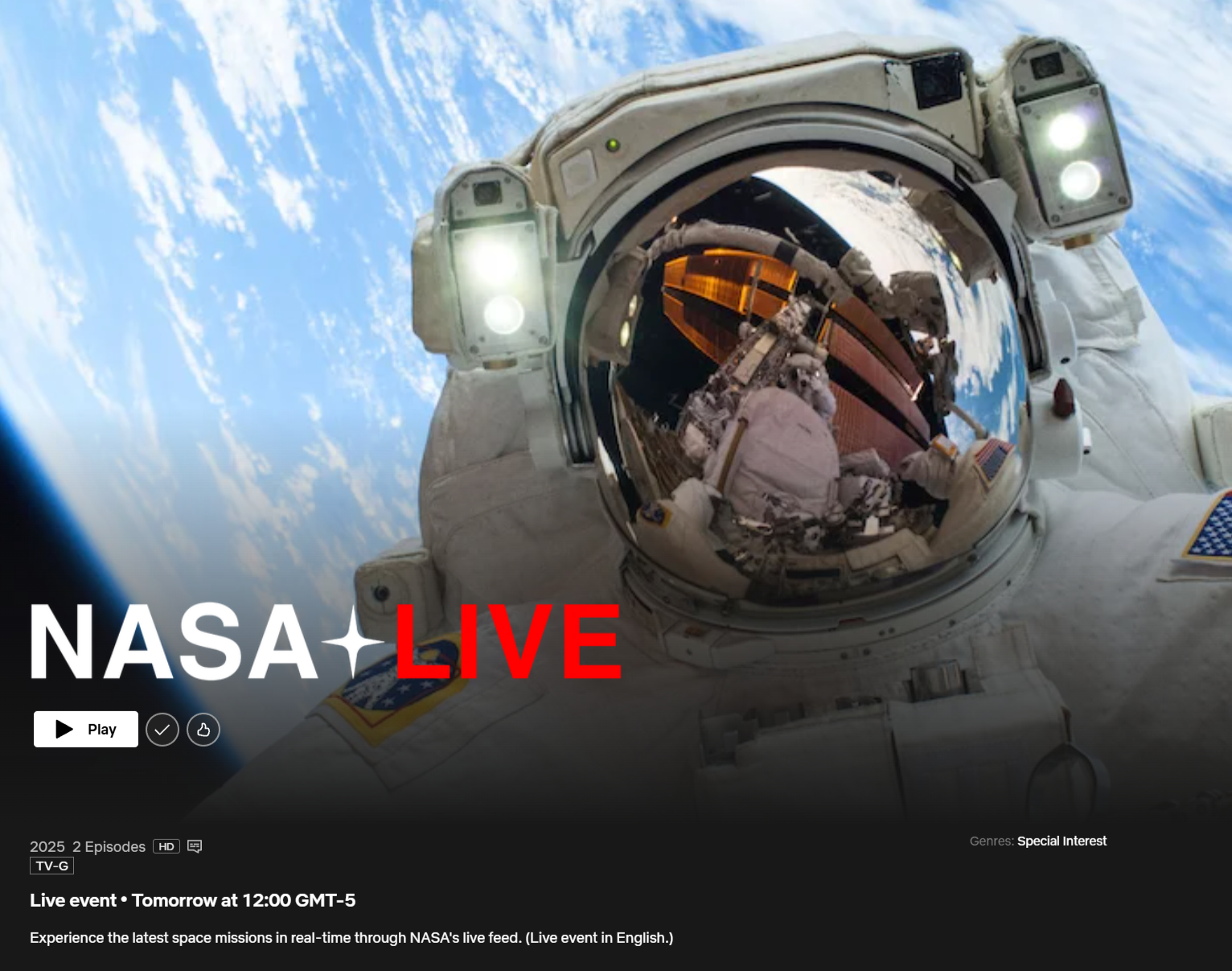 Nasa Live Stream Update