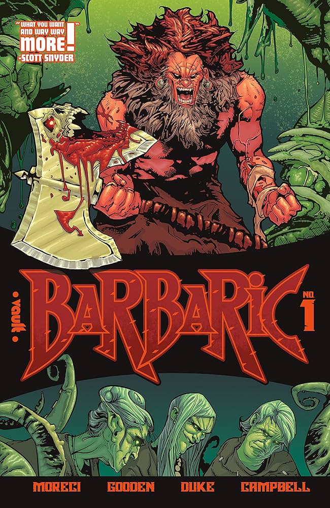 Barbaric Comic Cover