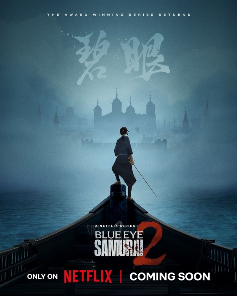 blue eye samurai season 2 poster