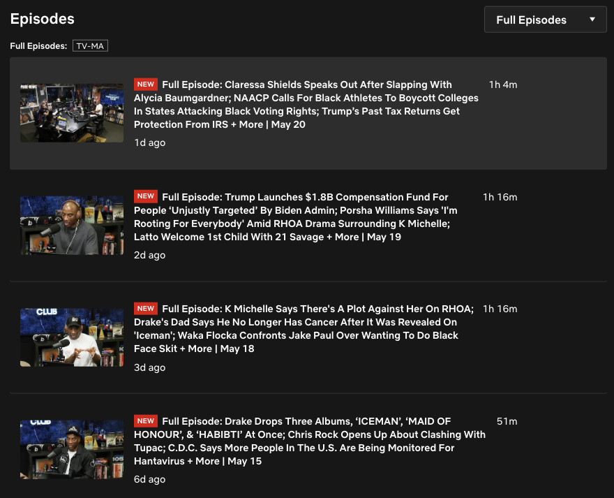 Breakfast Club Episodes On Netflix