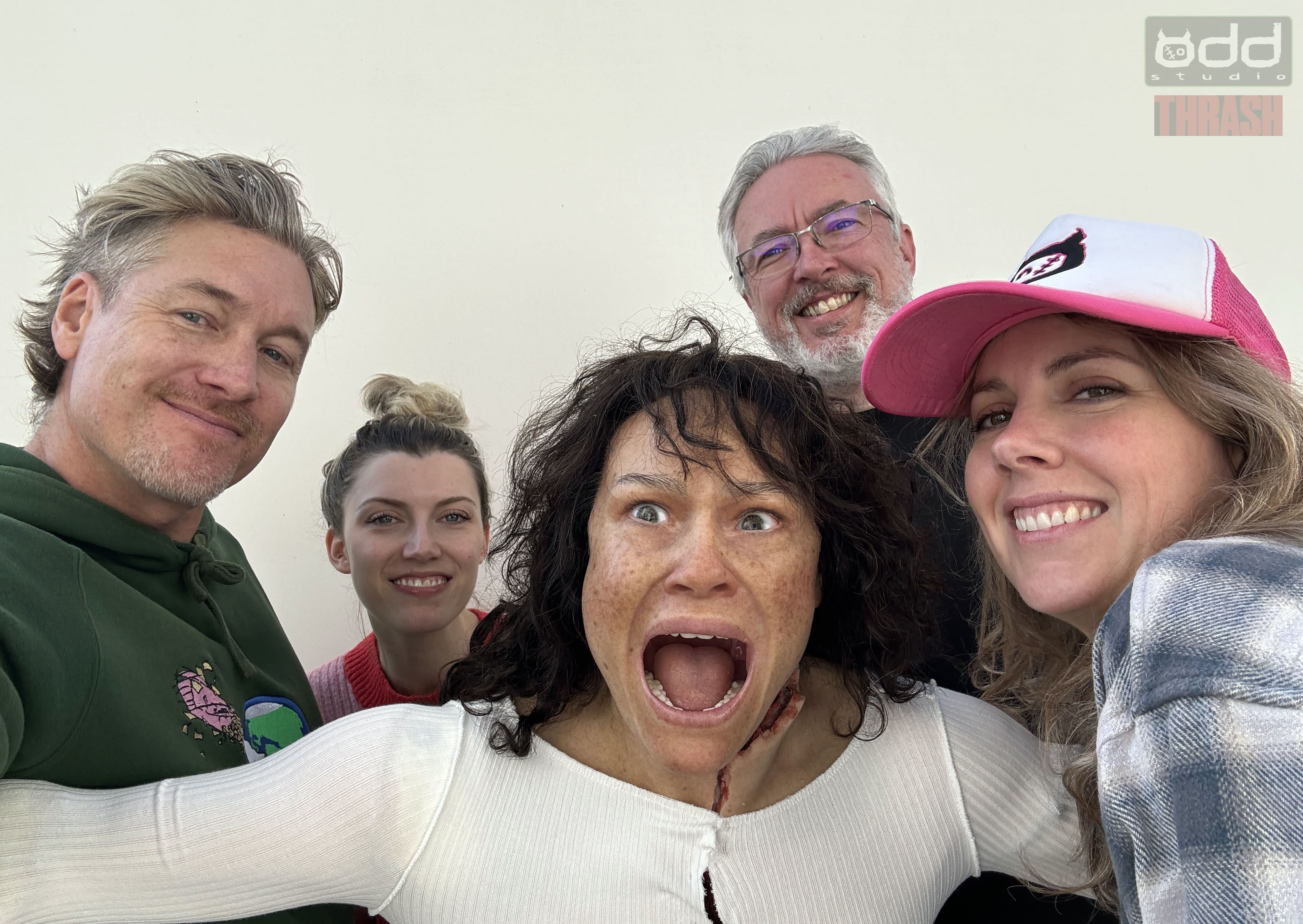 Odd Studio Team On Set Of Thrash