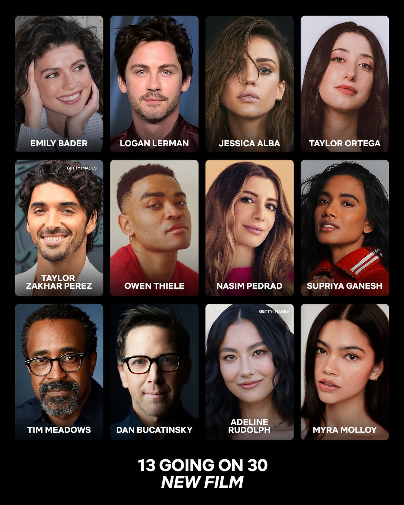 13 Going On 30 Cast Grid