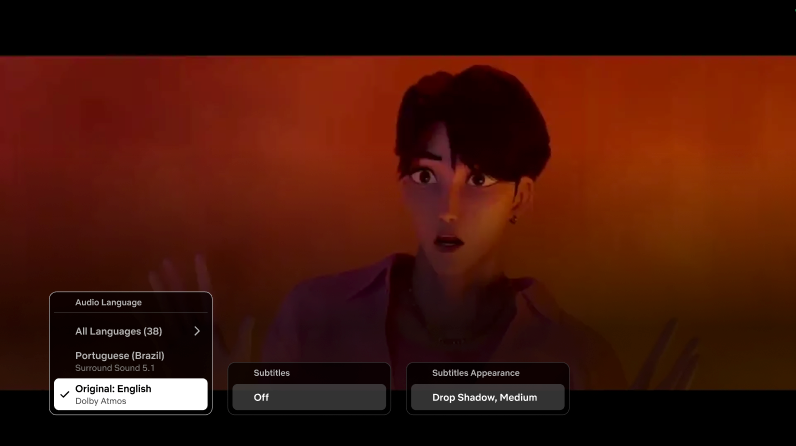 Audio &Amp; Subtitles Menu - Tv Player Test - 7 29 26