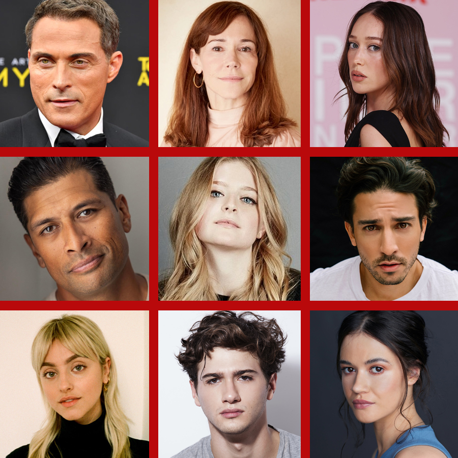 Cast grid for the Netflix series Queenstown