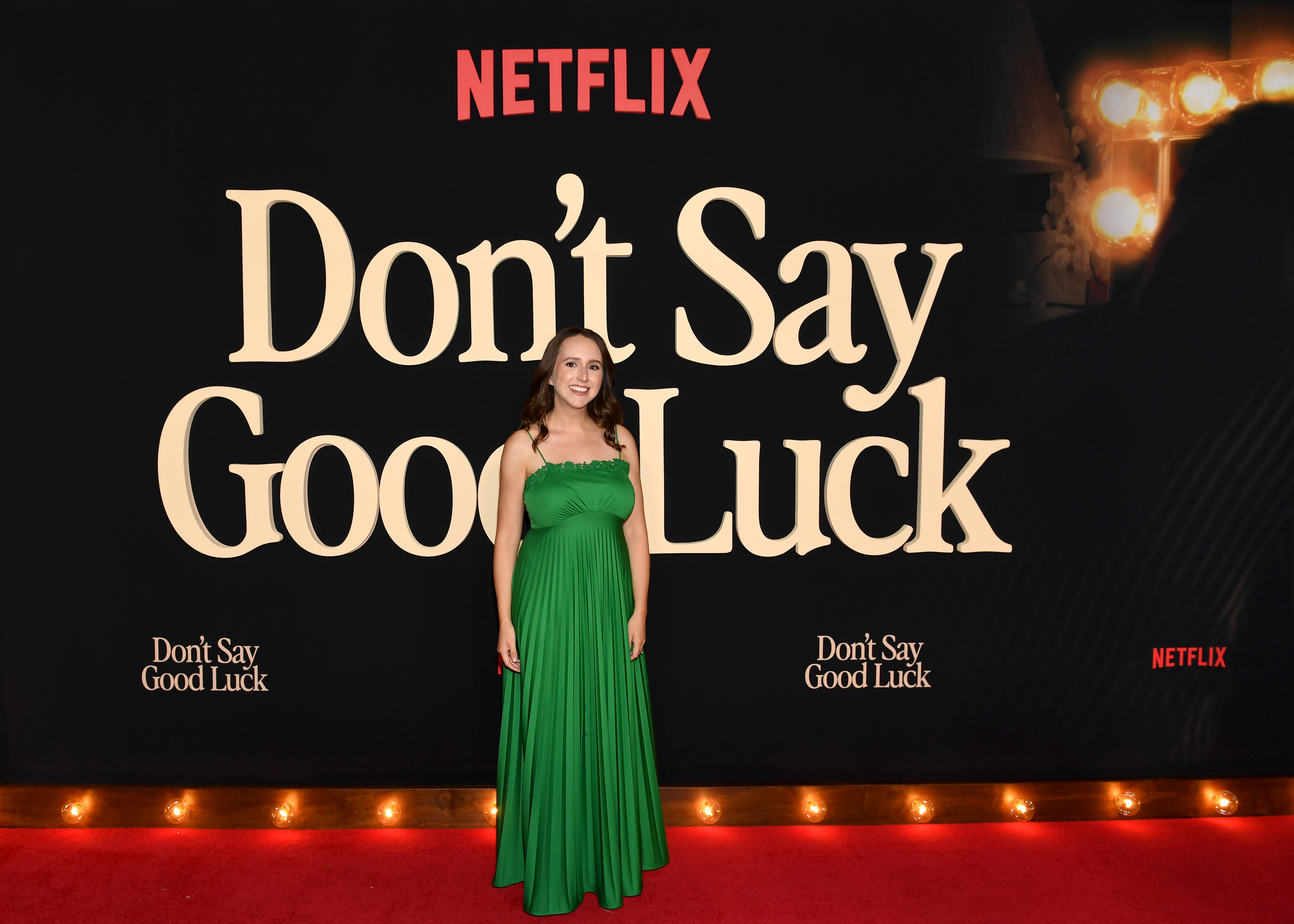 Laura Hankin At Dont Say Good Luck Premiere