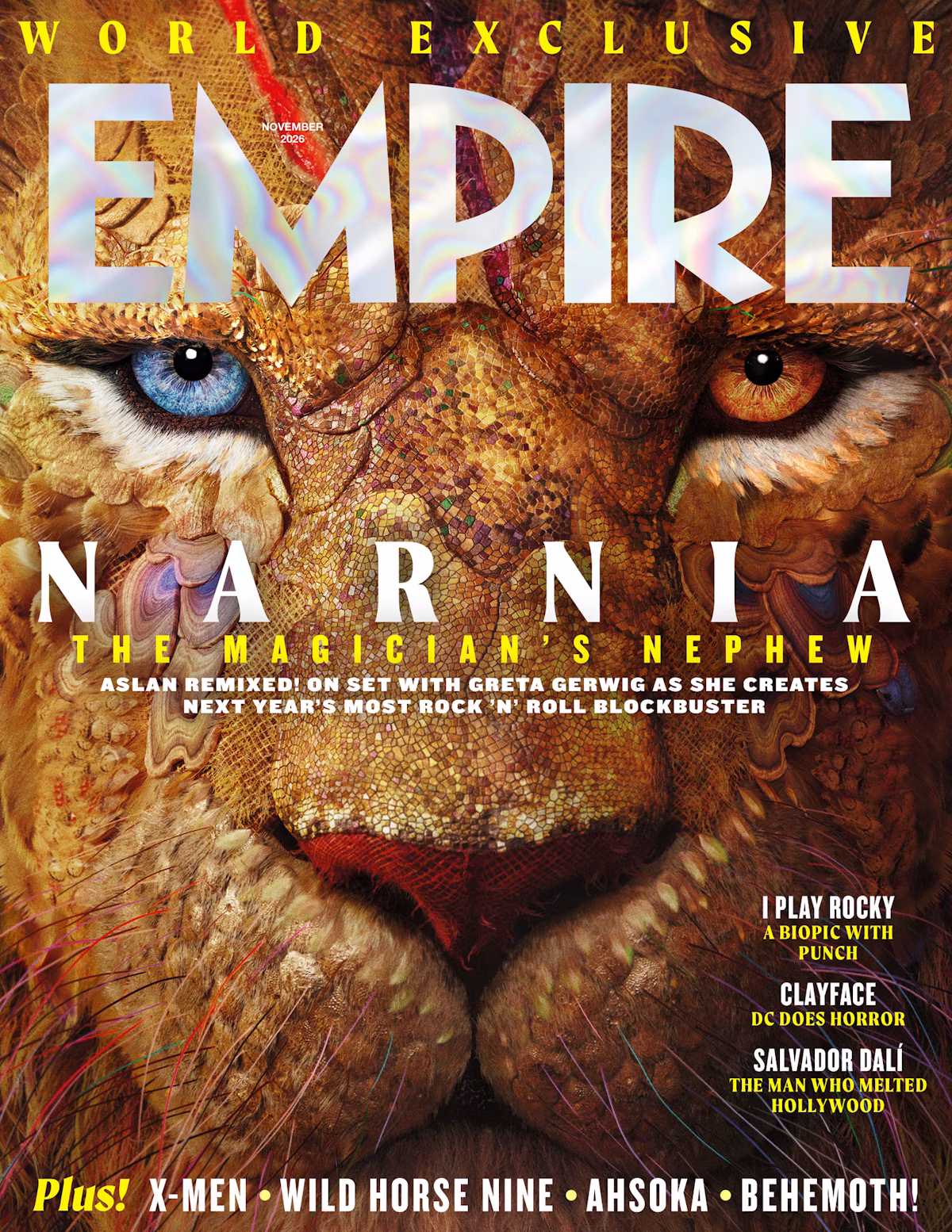 Empnov26 Narnia Magicians Nephew Aslan Cover Empnov26 Narnia Magicians Nephew Aslan Cover