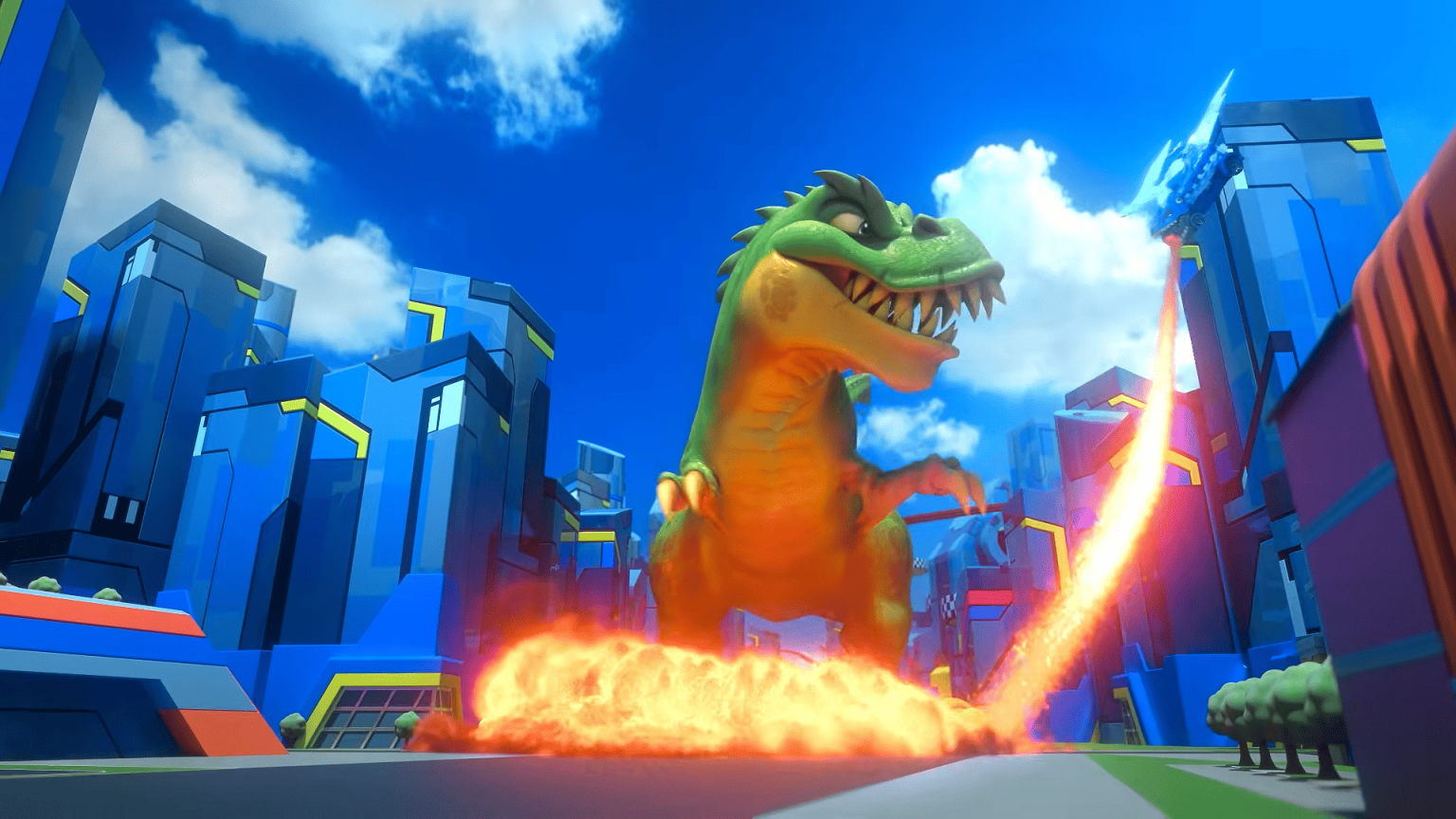 Hot Wheels Let's Race Attack Of The T Rex - Official Trailer - Coming Soon October 20 0 48 Screenshot