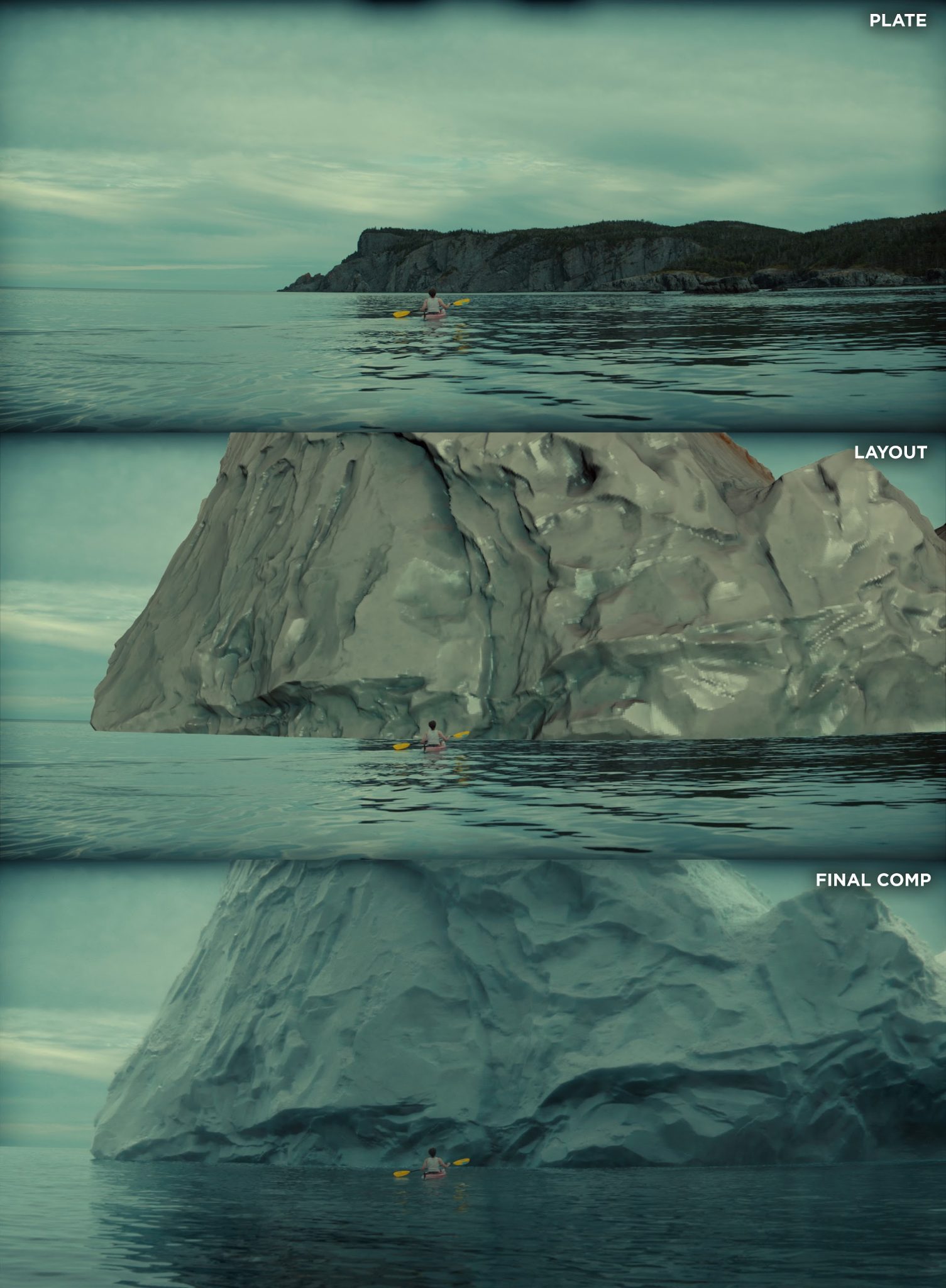 Iceberg Canoe Vfx Below