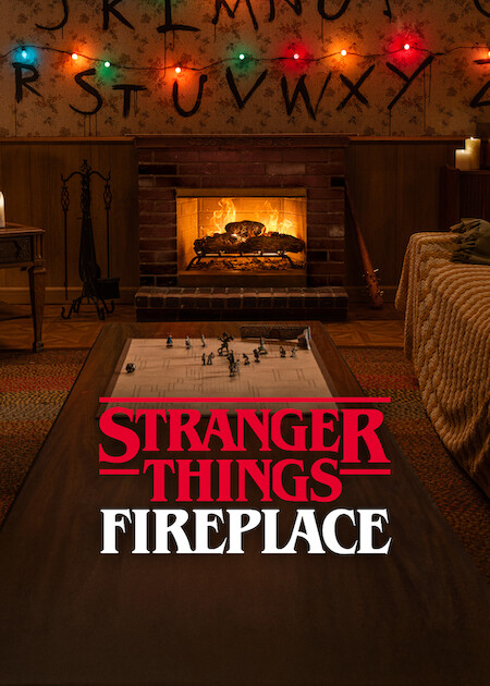 Stranger Things: Fireplace poster